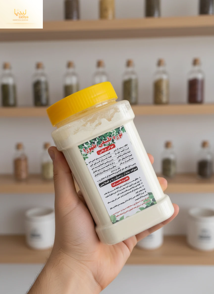 نوره زرنیخ دار طلایی (واجبی) درمانی و اصل با موبریرقوی  (450 گرمی)